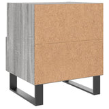 Comodini 2 pz Grigio Sonoma 40x35x47,5 cm in Legno truciolato