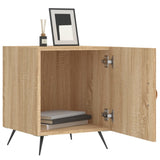 Comodini 2 pz Rovere Sonoma 40x40x50 cm in Legno truciolato