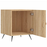 Comodini 2 pz Rovere Sonoma 40x40x50 cm in Legno truciolato