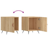 Comodini 2 pz Rovere Sonoma 40x40x50 cm in Legno truciolato