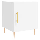 Comodino Bianco 40x40x50 cm in Legno truciolato