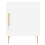 Comodino Bianco 40x40x50 cm in Legno truciolato