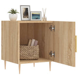 Comodini 2 pz Rovere Sonoma 40x40x50 cm in Legno truciolato