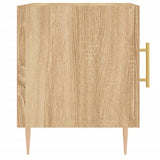 Comodini 2 pz Rovere Sonoma 40x40x50 cm in Legno truciolato
