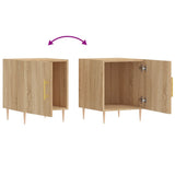 Comodini 2 pz Rovere Sonoma 40x40x50 cm in Legno truciolato