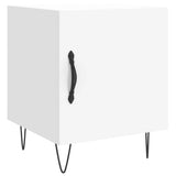 Comodino Bianco 40x40x50 cm in Legno truciolato