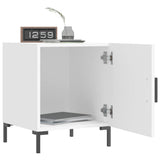 Comodino Bianco 40x40x50 cm in Legno truciolato