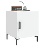 Comodino Bianco 40x40x50 cm in Legno truciolato