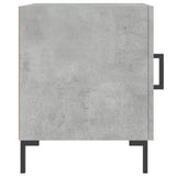 Comodini 2 pz Grigio Cemento 40x40x50 cm in Legno truciolato
