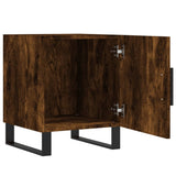 Comodini 2 pz Rovere Fumo 40x40x50 cm in Legno truciolato