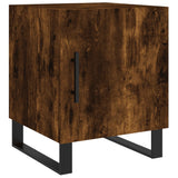 Comodini 2 pz Rovere Fumo 40x40x50 cm in Legno truciolato