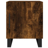 Comodini 2 pz Rovere Fumo 40x40x50 cm in Legno truciolato