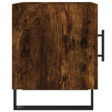 Comodini 2 pz Rovere Fumo 40x40x50 cm in Legno truciolato