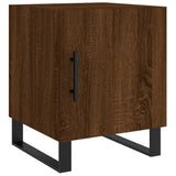 Comodini 2 pz Rovere Marrone 40x40x50 cm in Legno truciolato