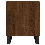 Comodini 2 pz Rovere Marrone 40x40x50 cm in Legno truciolato