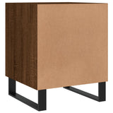 Comodini 2 pz Rovere Marrone 40x40x50 cm in Legno truciolato