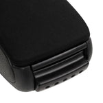 Bracciolo per Auto Nero 12x36x(33,5-48) cm in ABS