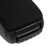 Bracciolo per Auto Nero 12x36x(33,5-48) cm in ABS