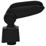 Bracciolo per Auto Nero 12x34x(35-47) cm in ABS