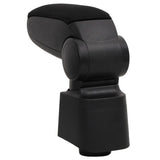 Bracciolo per Auto Nero 12x34x(35-47) cm in ABS