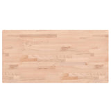Piano Tavolo 80x40x1,5cm Rettangolare Legno Massello Faggio