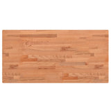 Piano Tavolo 80x40x1,5cm Rettangolare Legno Massello Faggio