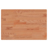 Piano Tavolo 60x40x1,5cm Rettangolare Legno Massello Faggio