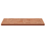 Piano Tavolo 60x40x1,5cm Rettangolare Legno Massello Faggio