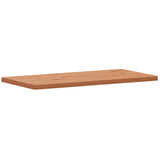 Piano Tavolo 80x40x2,5cm Rettangolare Legno Massello di Faggio
