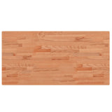 Piano Tavolo 100x50x2,5cm Rettangolare Legno Massello di Faggio