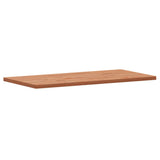 Piano Tavolo 100x50x2,5cm Rettangolare Legno Massello di Faggio