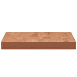 Piano Tavolo 60x40x4cm Rettangolare Legno Massello di Faggio