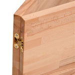 Banco da Lavoro 150x55x81,5 cm Legno Massello Faggio e Metallo