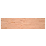 Banco da Lavoro 220x55x81,5 cm Legno Massello Faggio e Metallo