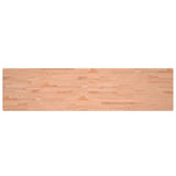 Banco da Lavoro 220x55x81,5 cm Legno Massello Faggio e Metallo