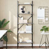 Libreria Grigio Sonoma 5 Ripiani 56x31,5x174 cm truciolato