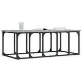 Tavolino Salotto Grigio Sonoma 100x50x35,5cm Legno truciolato