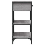 Tavolino Consolle Grigio Sonoma 75x34,5x75cm Legno truciolato