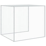 Gabbia Polli con Tetto Antracite 803x98x90 cm Acciaio Zincato