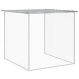 Gabbia Polli Tetto Grigio Chiaro 803x98x90 cm Acciaio Zincato