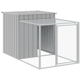 Pollaio Area Corsa Grigio Chiaro 110x1017x110cm Acciaio Zincato