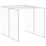 Pollaio con Area Corsa Antracite 165x659x181 cm Acciaio Zincato