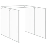 Pollaio con Area Corsa Antracite 165x1271x181cm Acciaio Zincato