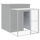 Pollaio Area Corsa Grigio Chiaro 165x1271x181cm Acciaio Zincato