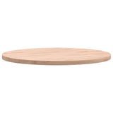 Piano per Tavolo 40x1,5 cm Rotondo in Legno Massello di Faggio