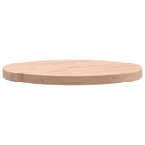 Piano per Tavolo 40x2,5 cm Rotondo in Legno Massello di Faggio
