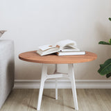 Piano per Tavolo 50x1,5 cm Rotondo in Legno Massello di Faggio