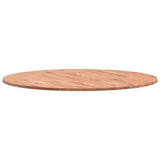 Piano per Tavolo 90x1,5 cm Rotondo in Legno Massello di Faggio