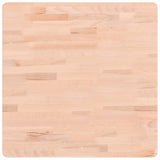 Piano per Tavolo 60x60x1,5 cm Quadrato Legno Massello di Faggio