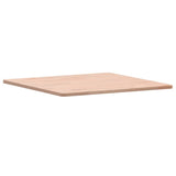 Piano per Tavolo 60x60x1,5 cm Quadrato Legno Massello di Faggio
